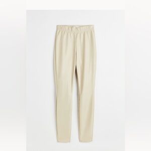 H&M Soft Vegan Leather High-Waist Leggings